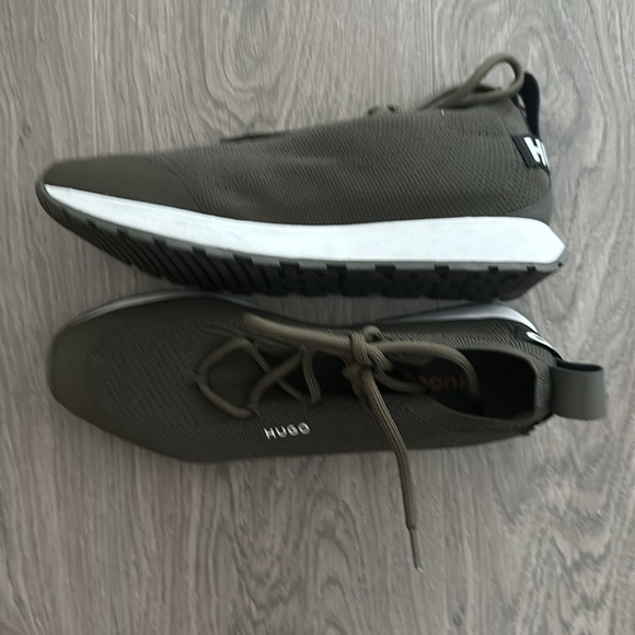 HUGO Olive Green Running Shoes - size 37 - Picture 5 of 6